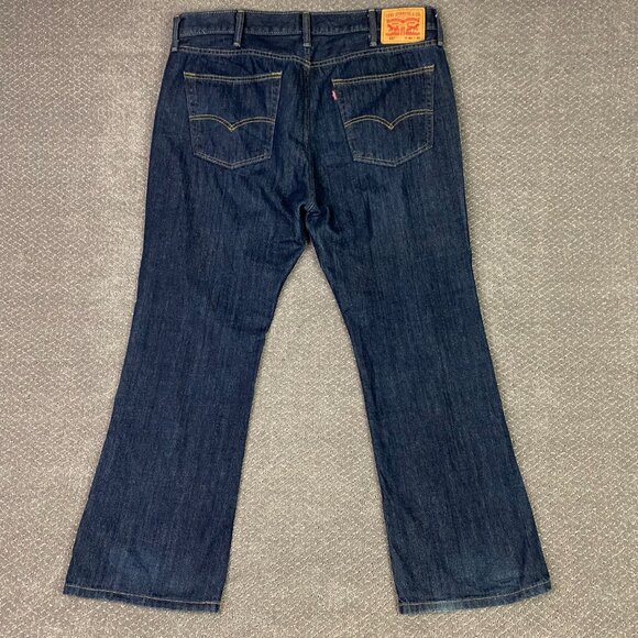 Levi's 527 Bootcut Jeans Men's 40 x 30 Blue Cotton 05527-4010 Boot Cut Denim - Picture 3 of 14